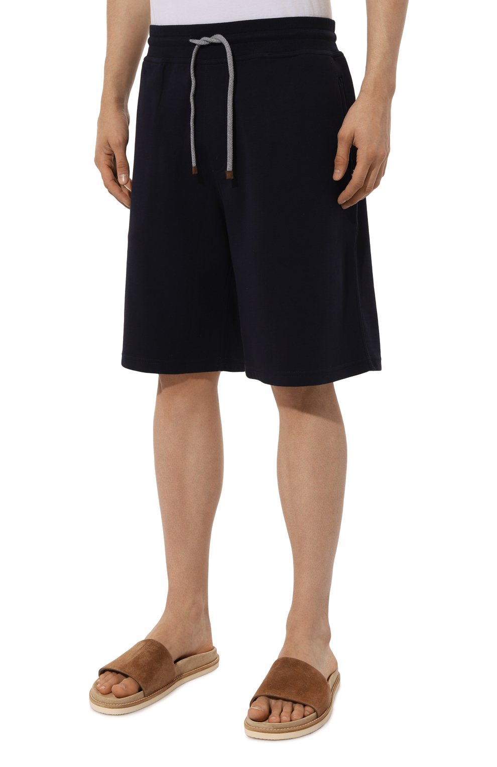 Хлопковые шорты BRUNELLO CUCINELLI, арт. M0T353242G, фото 3