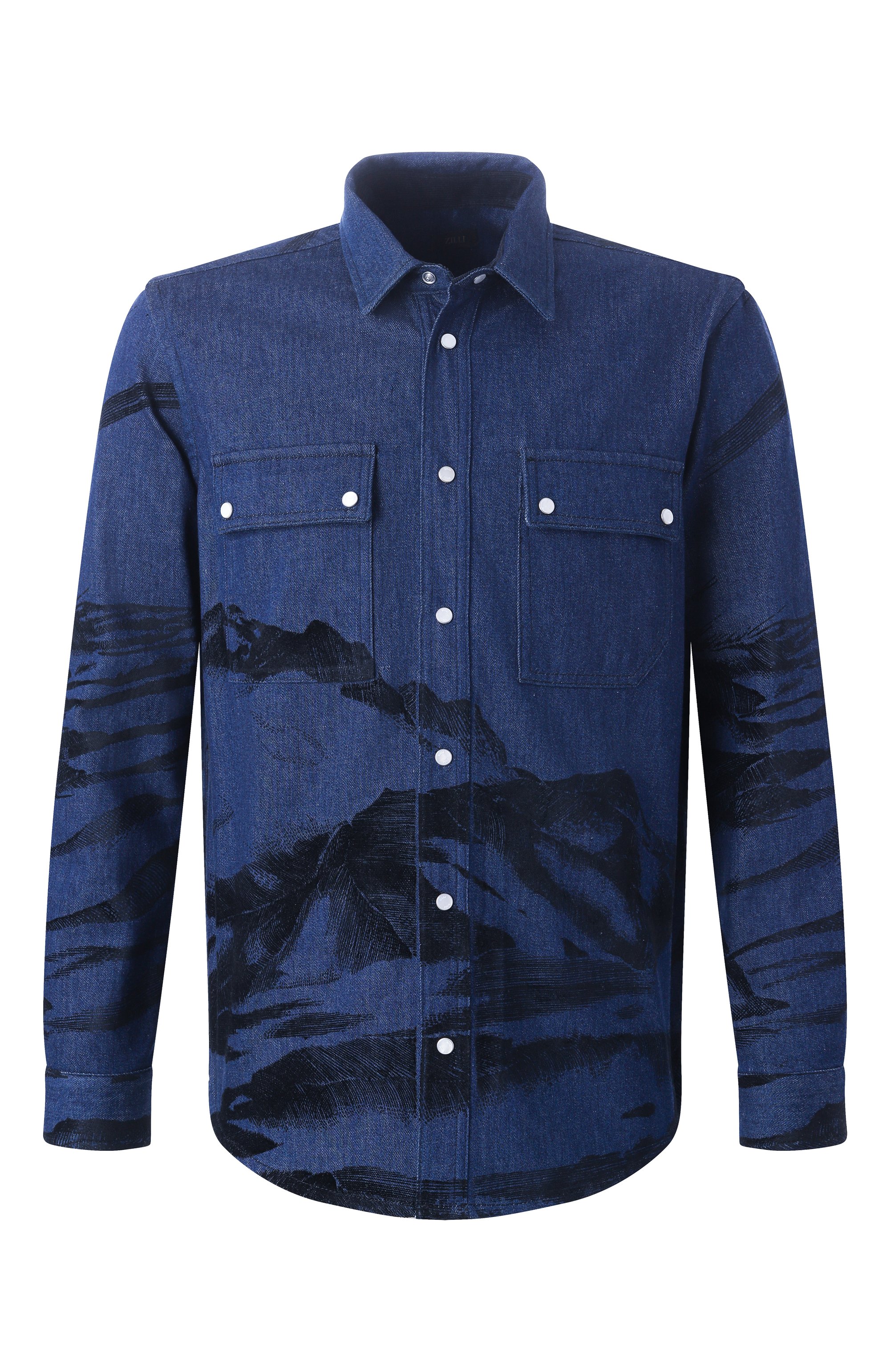 Джинсовая рубашка ZILLI, арт. JPS003M010010001M, фото 1