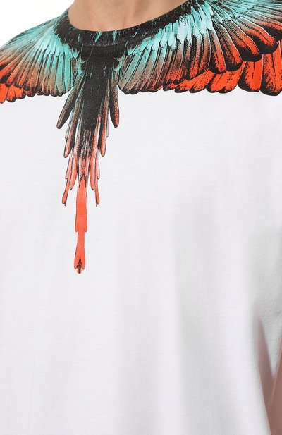 Хлопковая футболка MARCELO BURLON, арт. CMAA018S23JER0010120, фото 5