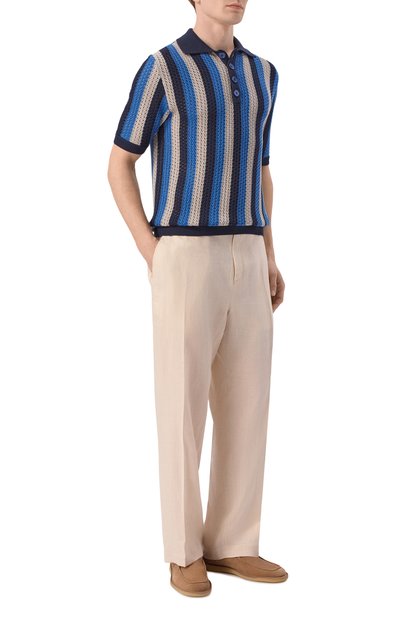 Поло из шелка и хлопка MVST, арт. M26.2PM.K146/Y207 KNIT SETA-C0T0NE, фото 2