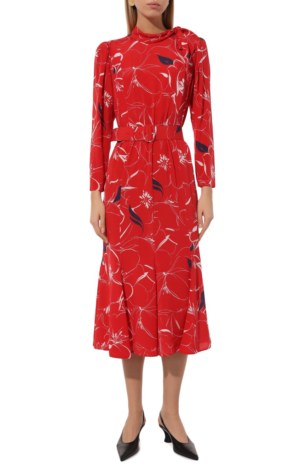 Шелковое платье PRADA, арт. P3B41H-1W88-F0011-202, фото 3