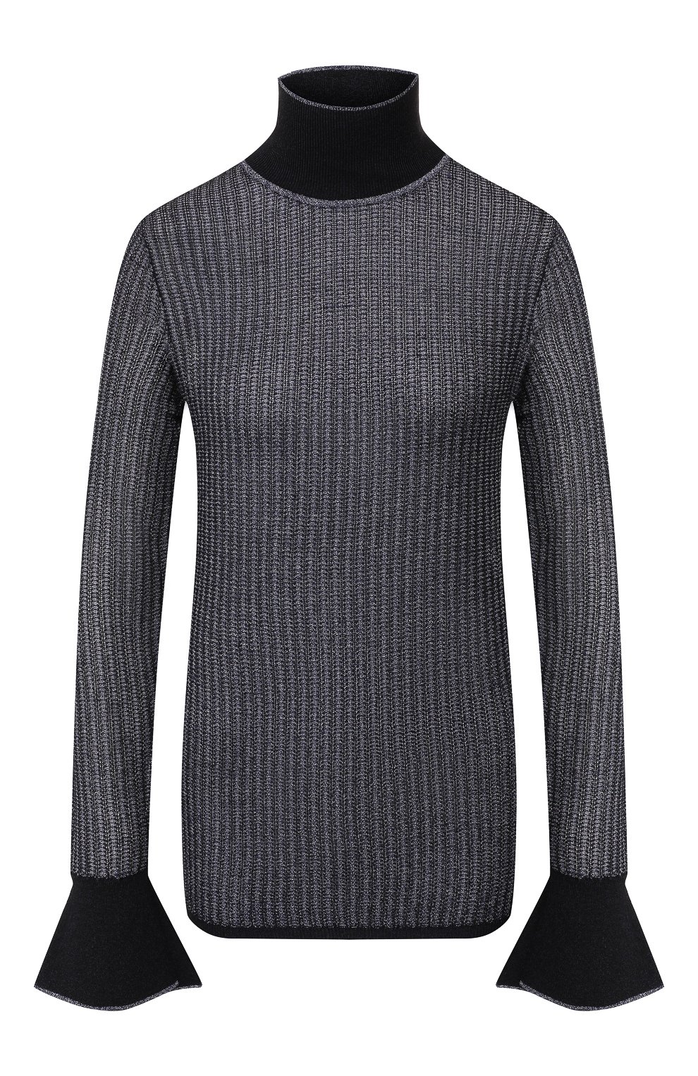 Водолазка VICTORIA, VICTORIA BECKHAM темно-синего цвета по цене 25250 руб., арт. KNTVV 153 PAW19 VISC0SE BLEND, фото 1 Водолазка VICTORIA, VICTORIA BECKHAM, арт. KNTVV 153 PAW19 VISC0SE BLEND, фото 1