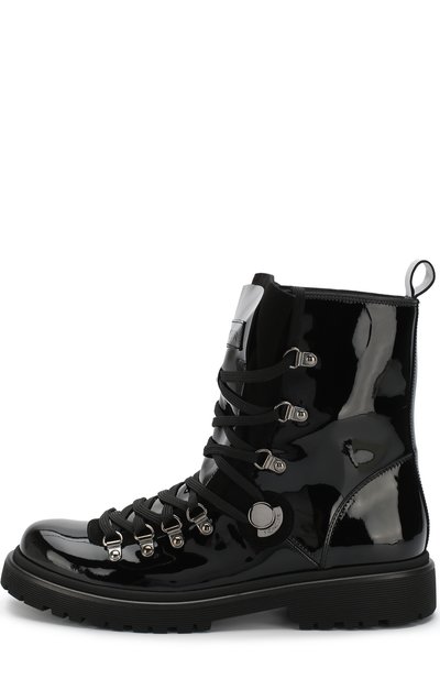 Высокие ботинки из лаковой кожи на шнуровке MONCLER, арт. D2-09A-20480-00-019XC, фото 3