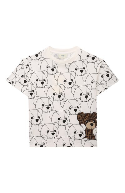 Хлопковая футболка FENDI, арт. JUI152/7AJ/3-6, фото 1