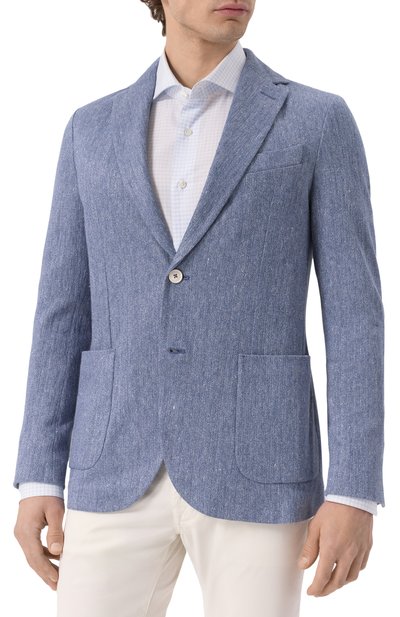 Пиджак изо льна и хлопка CIRCOLO 1901, арт. CN4853, фото 5