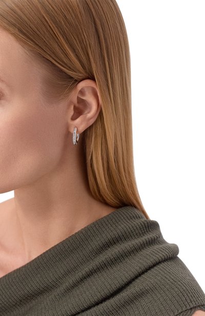 Серьги dextera SWAROVSKI серебряного цвета по цене 18350 руб., арт. 5724585, фото 2 Серьги dextera SWAROVSKI, арт. 5724585, фото 2