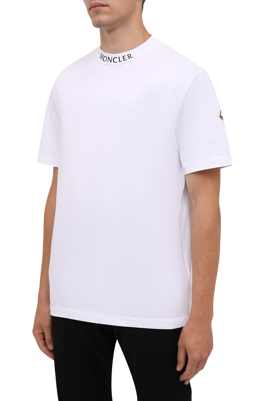 Хлопковая футболка MONCLER, арт. G2-091-8C000-25-8390T, фото 3
