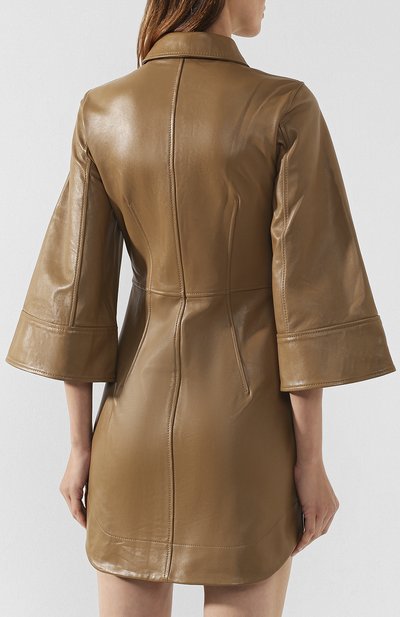 Кожаное платье GANNI, арт. F3879, фото 4