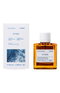 Туалетная вода kyma (50ml) KORRES бесцветного цвета, арт. 5203069116995 | Фото 2 (Тип аромата: Акватический, Фужерный; Региональные ограничения белый список (Axapta Mercury): Не проставлено; Нос: Не проставлено; Тип продукта - парфюмерия: Туалетная вода)