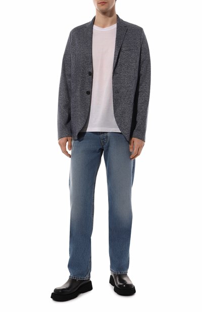 Пиджак изо льна и хлопка HARRIS WHARF LONDON, арт. C8P22PGH, фото 2