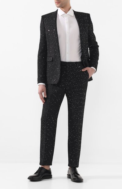 Брюки с пайетками SAINT LAURENT, арт. 603193/Y1A03, фото 2