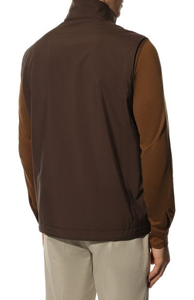 Жилет LORO PIANA темно-коричневого цвета по цене 222000 руб., арт. FAL5144, фото 4 Жилет LORO PIANA, арт. FAL5144, фото 4