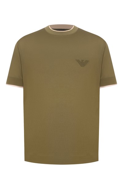 Мужская футболка из лиоцелла и хлопка EMPORIO ARMANI, арт. EM006766/AF10017