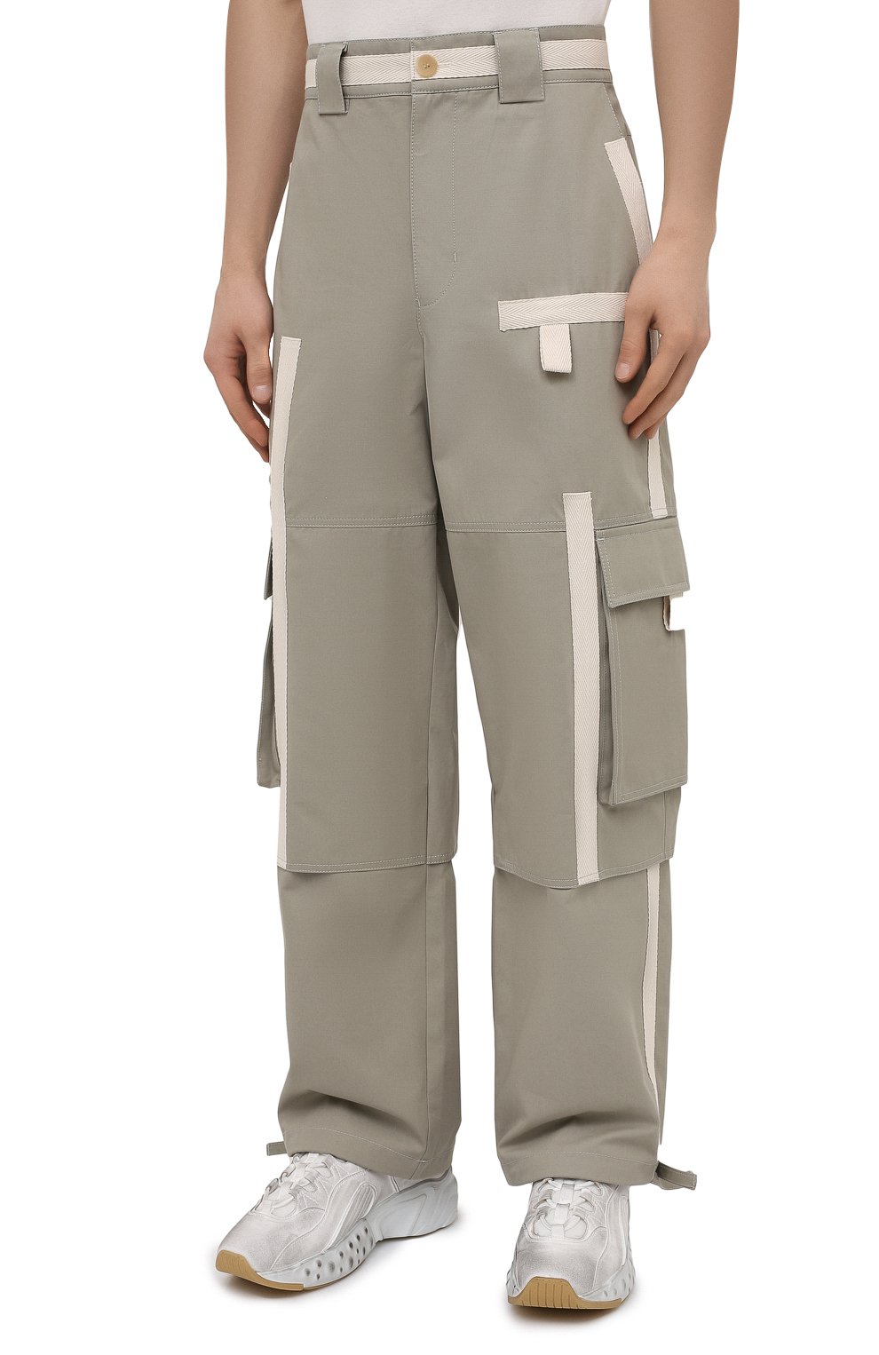 Хлопковые брюки-карго JACQUEMUS, арт. 215PA05/101530, фото 3