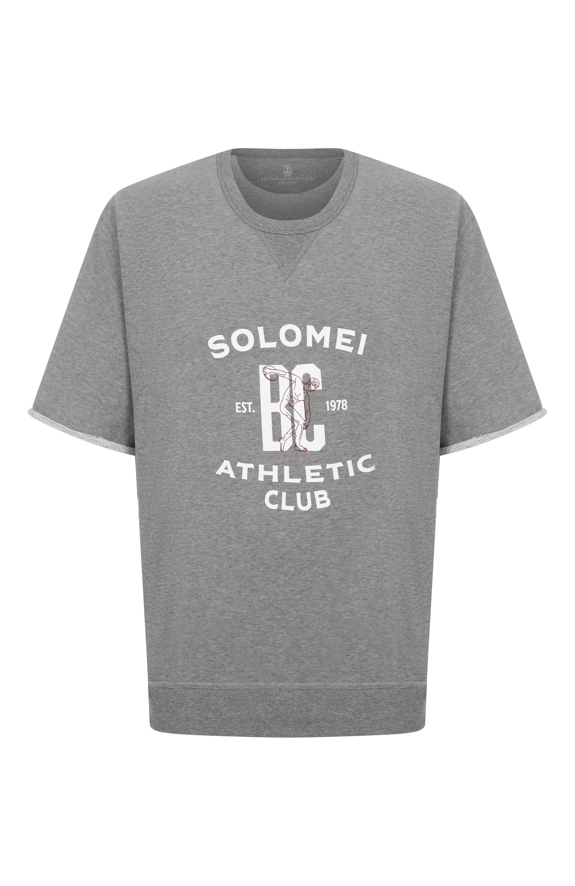 Хлопковый свитшот BRUNELLO CUCINELLI, арт. MN05N3378G, фото 1