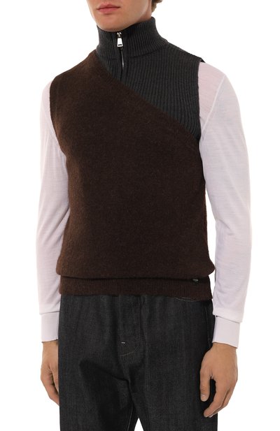 Шерстяной жилет FENDI, арт. FZC453 APP4, фото 3