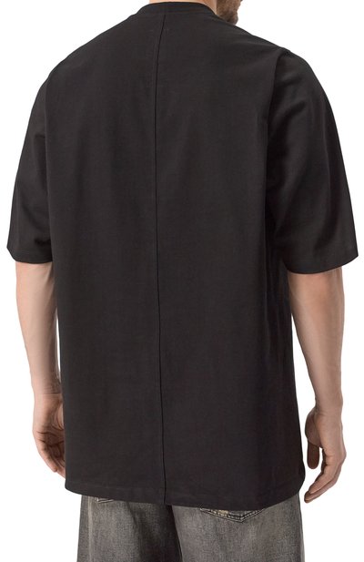 Хлопковая футболка RICK OWENS, арт. RU01E5249/BA, фото 4
