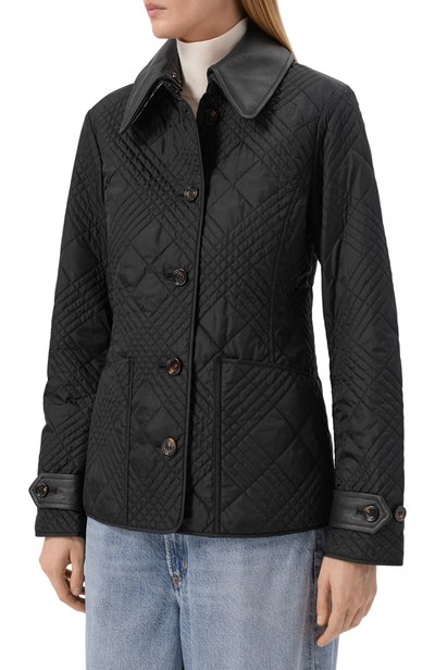 Куртка BURBERRY черного цвета по цене 229500 руб., арт. 8128389, фото 3 Куртка BURBERRY, арт. 8128389, фото 3
