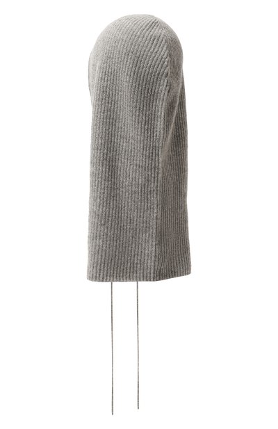 Кашемировый капор ALLUDE серого цвета по цене 18900 руб., арт. 235/11243, фото 3 Кашемировый капор ALLUDE, арт. 235/11243, фото 3