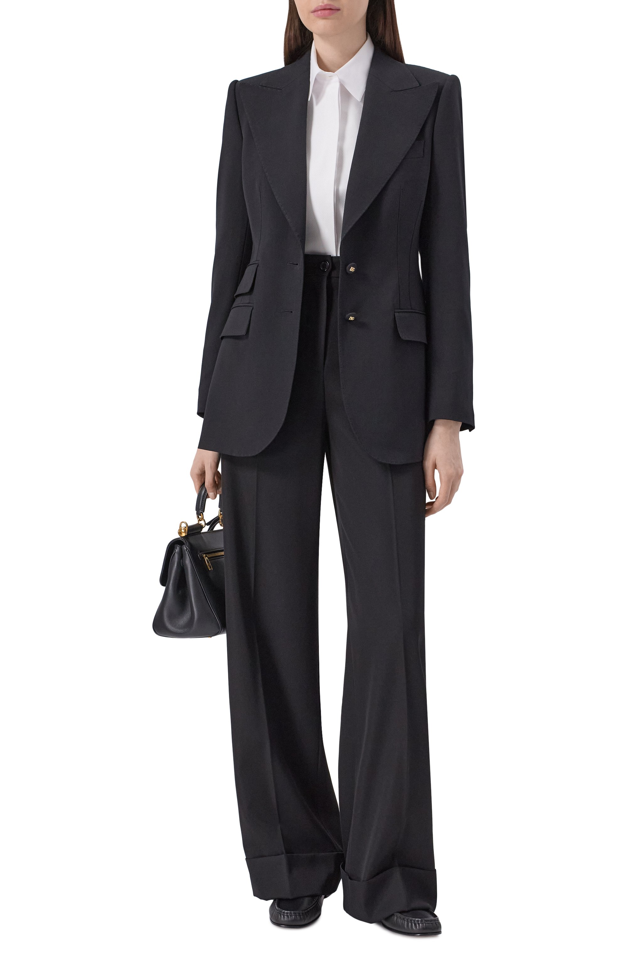 Шерстяные брюки DOLCE & GABBANA, арт. FTBM0T/FU20W, фото 2