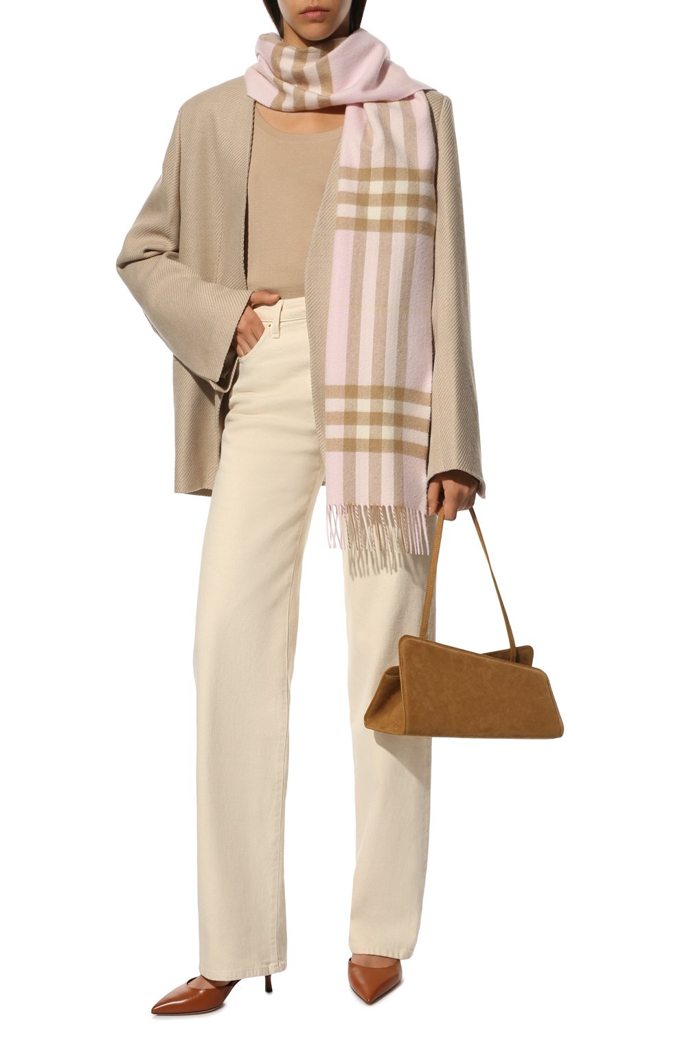 Кашемировый шарф BURBERRY, арт. 8016396, фото 2