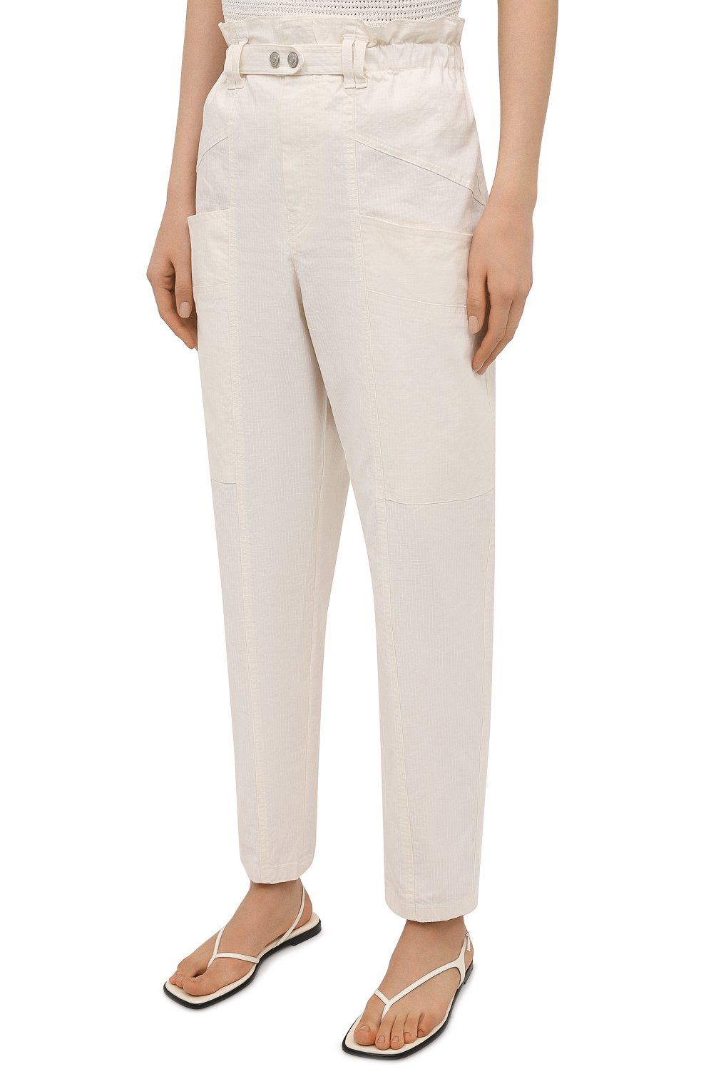 Брюки изо льна и хлопка ISABEL MARANT, арт. PA1917-21E012I/ENUCIE, фото 3