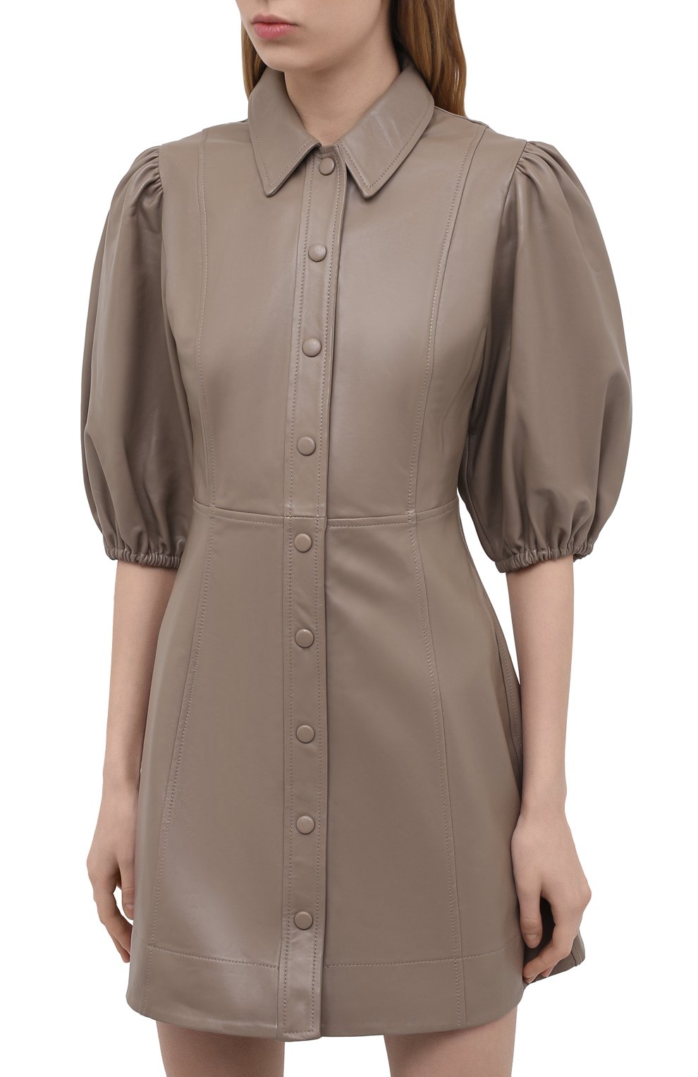 Кожаное платье GANNI, арт. F5897, фото 3