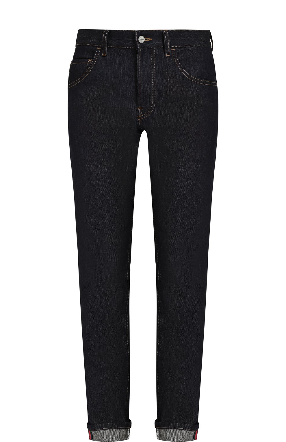 Джинсы прямого кроя с отворотами GUCCI, арт. 430368/XR188, фото 1