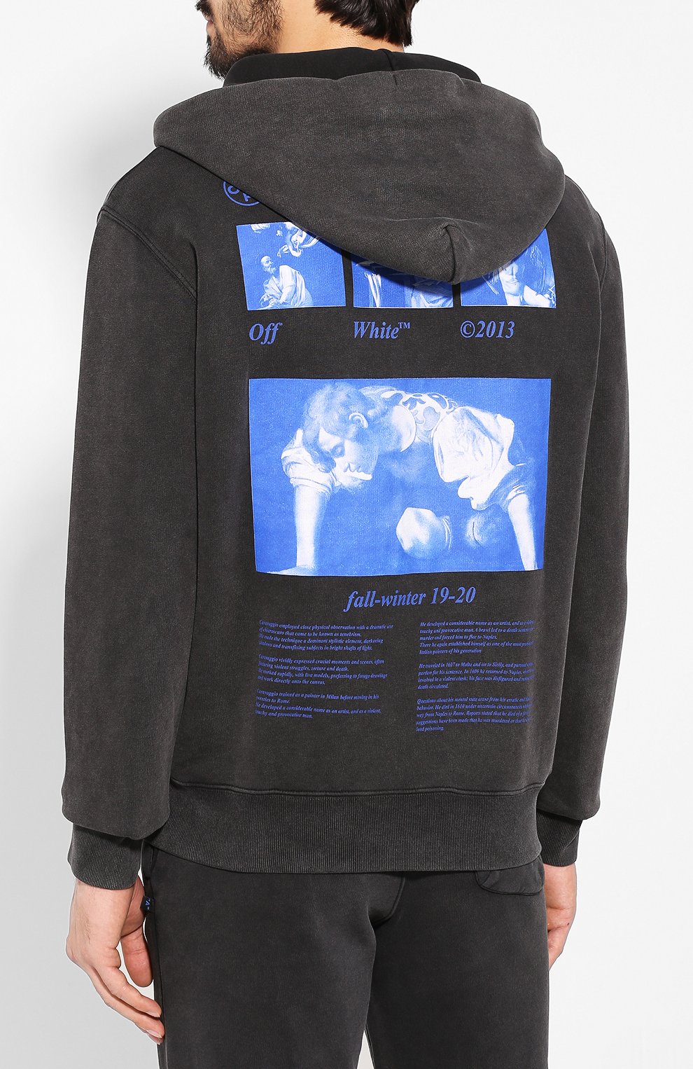 Хлопковая толстовка OFF-WHITE, арт. 0MBE001F19E300091030, фото 4