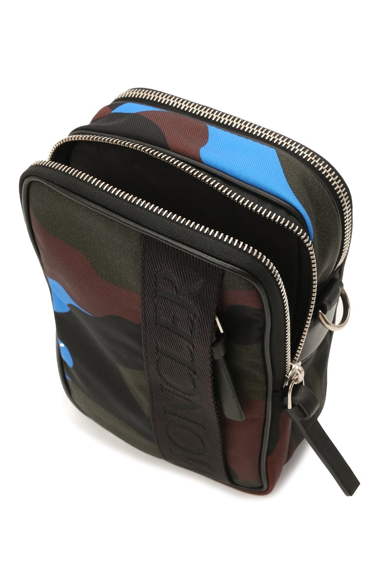 Мужская текстильная сумка detour MONCLER разноцветного цвета, арт. G2-09A-5L700-00-595LD | Фото 4 (Ремень/цепочка: На ремешке; Материал: Текстиль; Размер: mini)