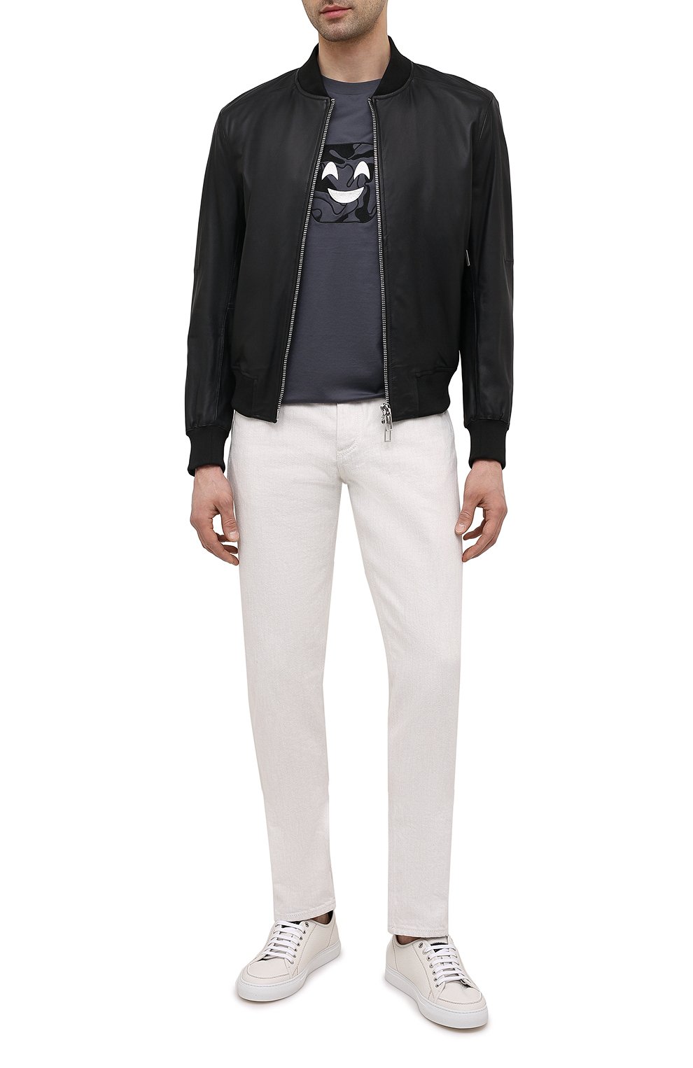 Кожаный бомбер EMPORIO ARMANI, арт. A1R14P/A1P06, фото 2