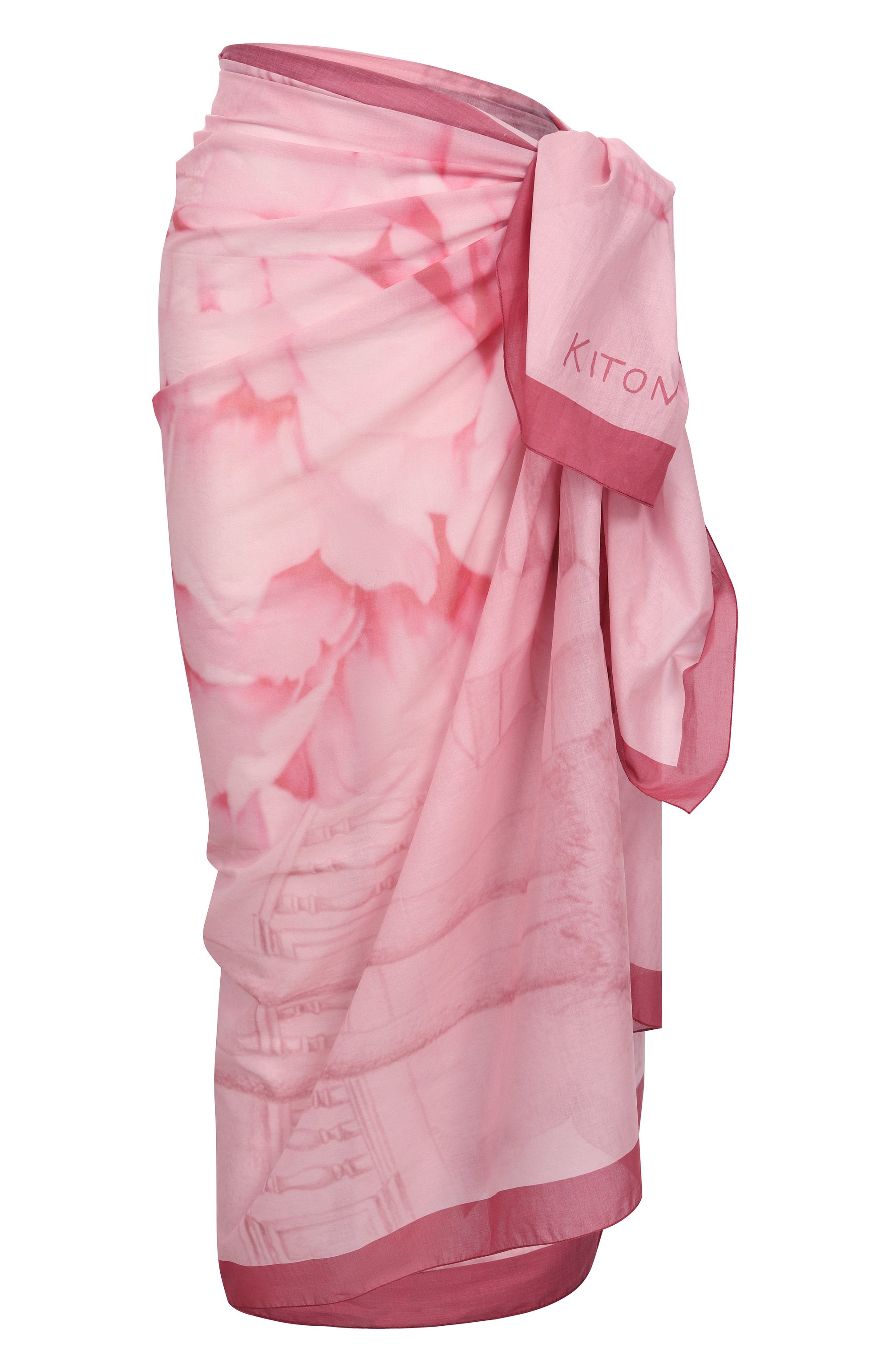 Хлопковое парео KITON, арт. D53753K0957F02, фото 1