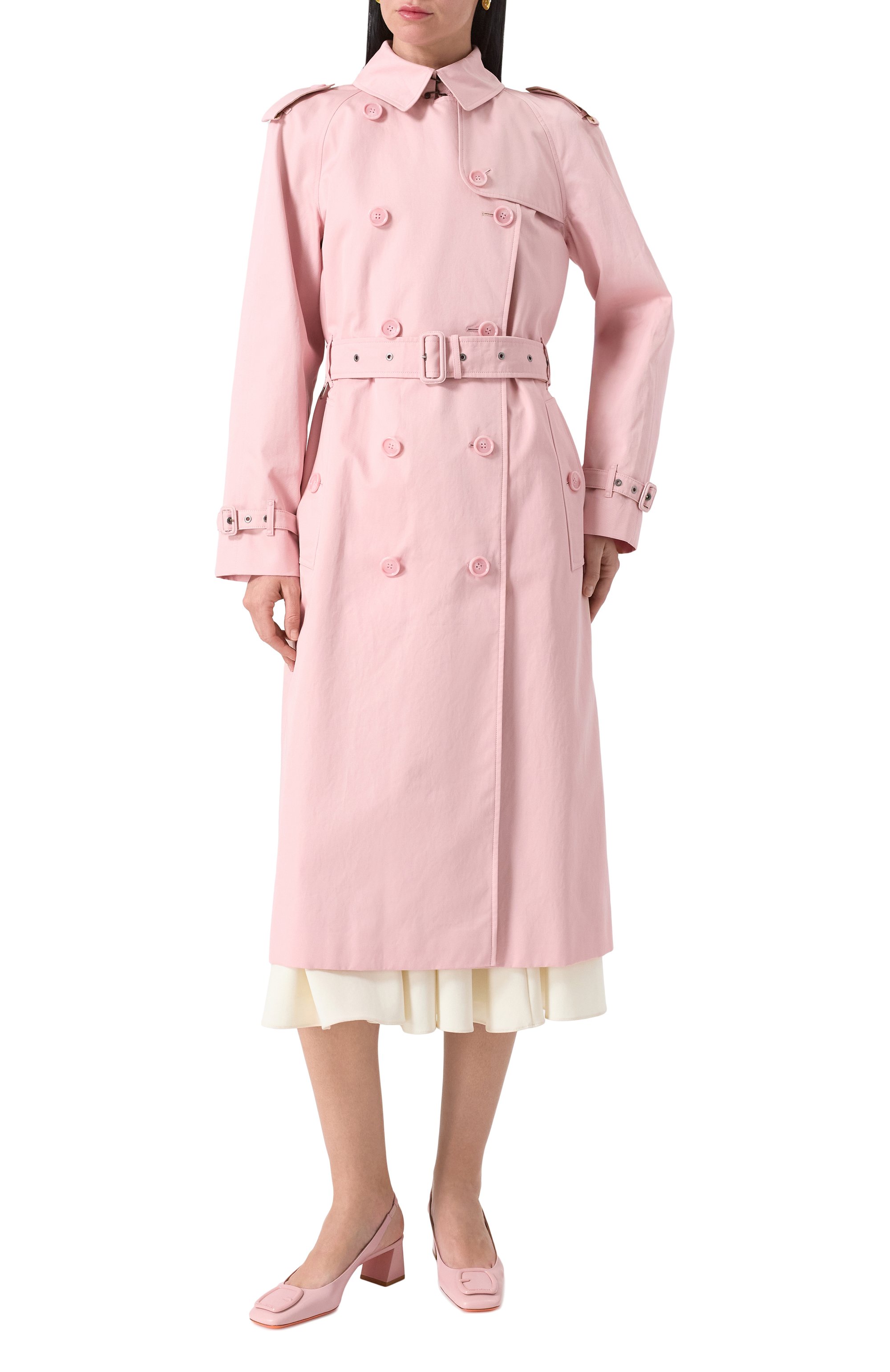 Хлопковый тренч BURBERRY, арт. 8066251 B5664, фото 3