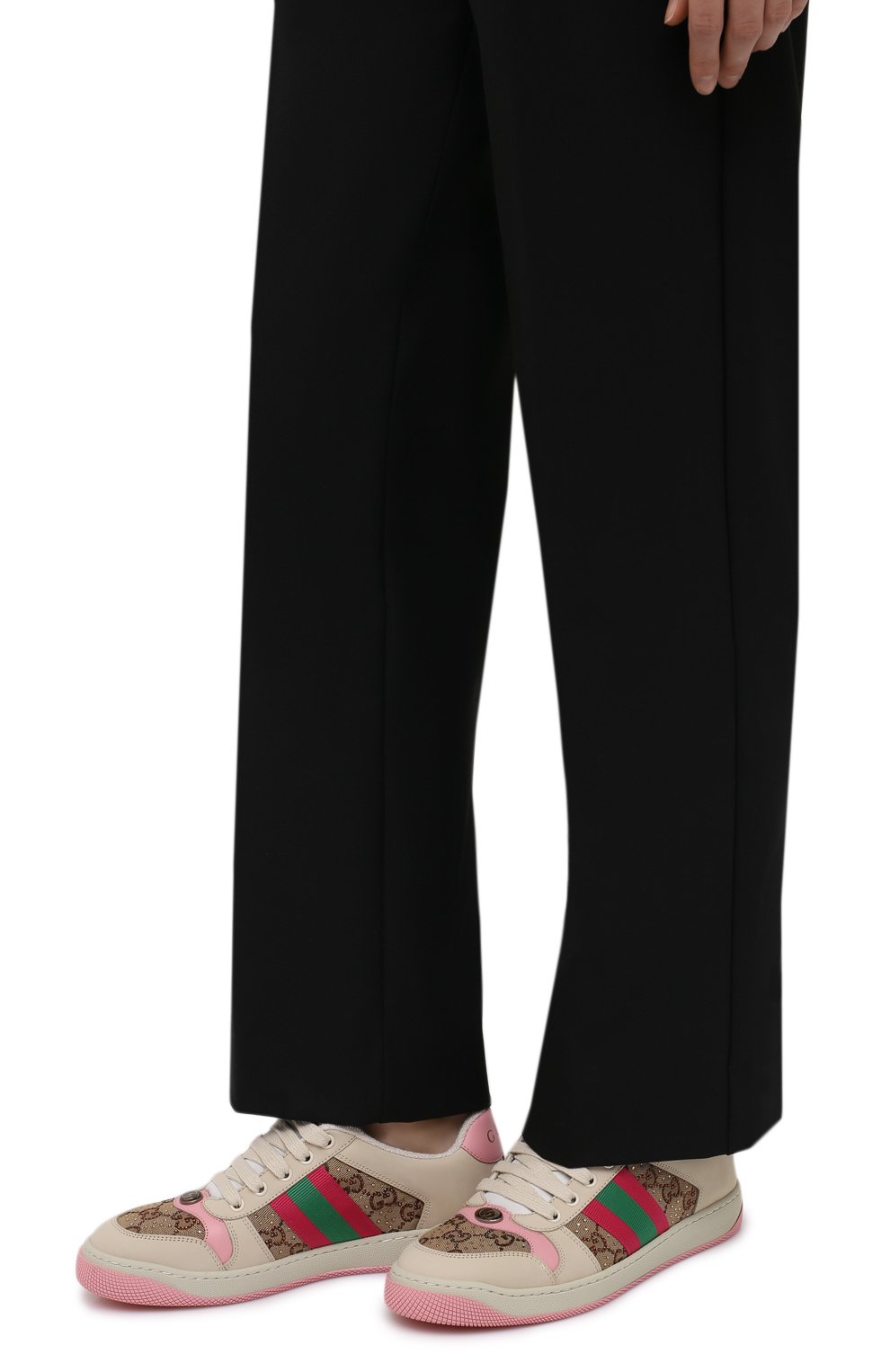 Текстильные кеды screener GUCCI, арт. 677423/9SFR0, фото 3