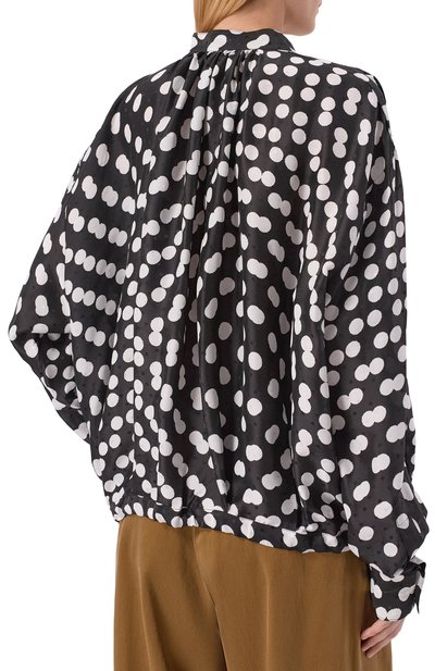 Блузка из вискозы и шелка DRIES VAN NOTEN, ар т. 010744-3114, фото 4