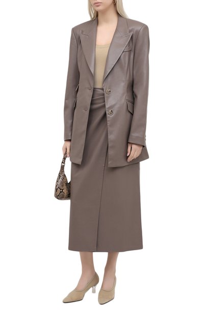 Юбка из экокожи NANUSHKA, арт. AMAS_CLAY_VEGAN LEATHER, фото 2