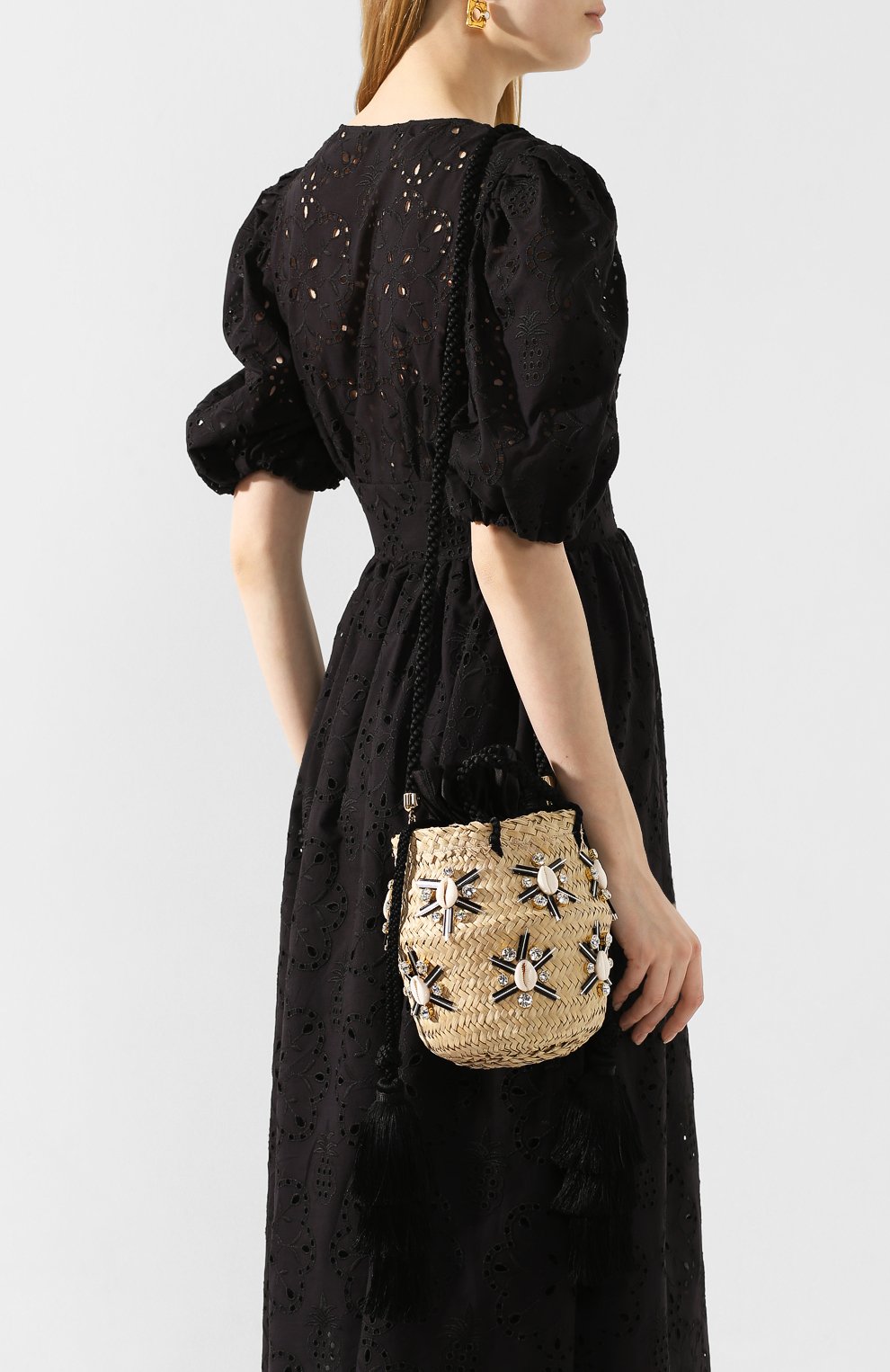 Сумка carol small LE NINE черного цвета по цене 76150 руб., арт. S2-00030/BLACK/TUBE-TAS, фото 5 Сумка carol small LE NINE, арт. S2-00030/BLACK/TUBE-TAS, фото 5