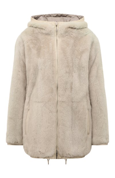 Женская двусторонняя шуба из норки LORO PIANA, арт. FAF3994
