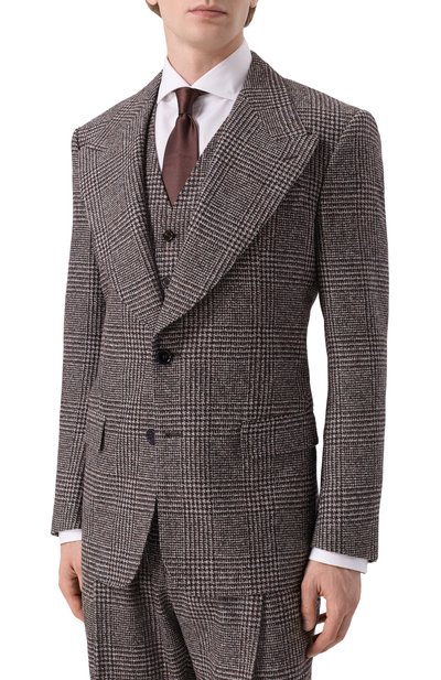 Пиджак из шерсти и хлопка DOLCE & GABBANA, арт. G2VT5T/FQMKD, фото 3