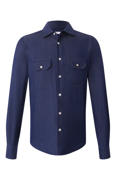 Мужская хлопковая рубашка KITON, арт. UCWMH0904201