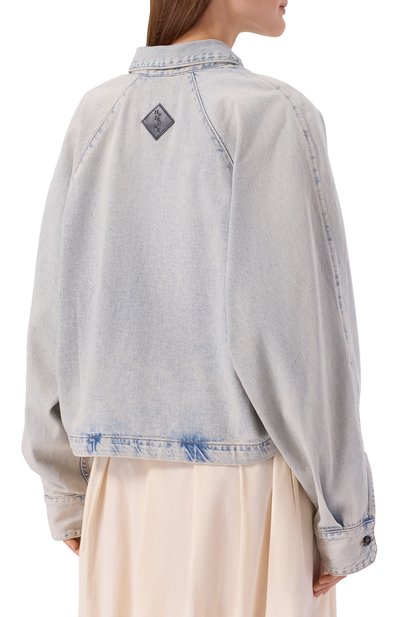 Джинсовая рубашка keira HAIKURE голубого цвета по цене 49800 руб., арт. HEW06100DF188L0933/KEIRA VINTAGE DIRTY, фото 4 Джинсовая рубашка keira HAIKURE, арт. HEW06100DF188L0933/KEIRA VINTAGE DIRTY, фото 4