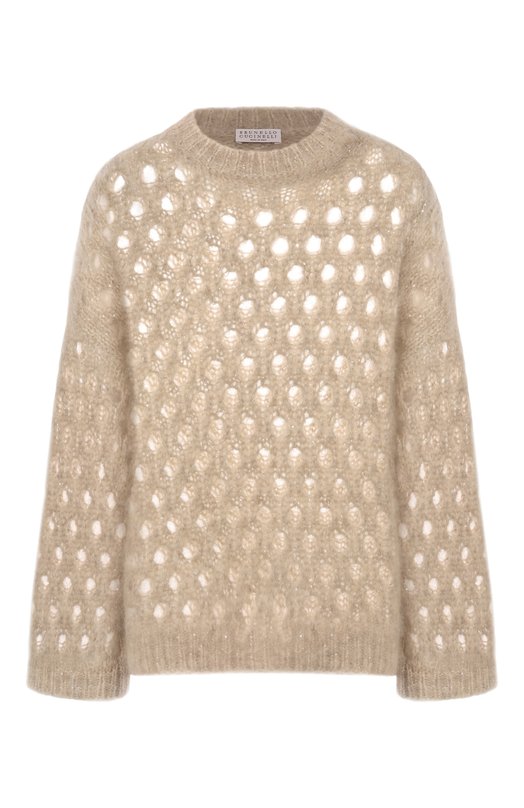 Свитер Brunello Cucinelli MNA326500 Кремовый MNA326500