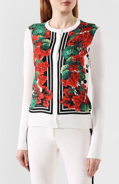 Шелковый кардиган DOLCE & GABBANA, арт. FX451T/JASFB, фото 3
