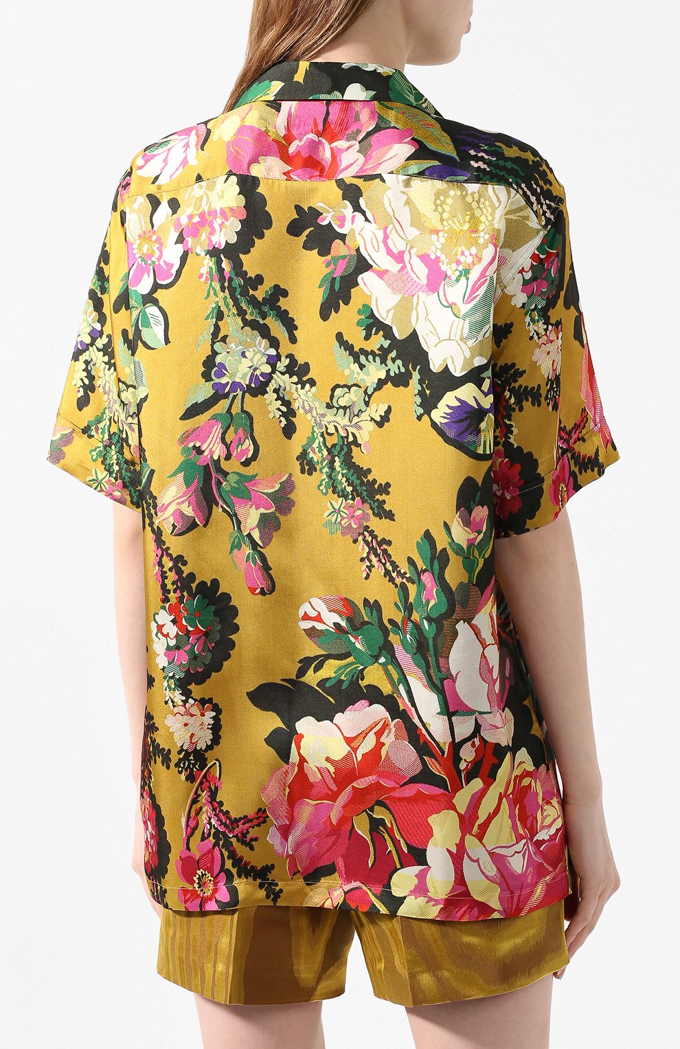 Рубашка из вискозы DRIES VAN NOTEN, арт. 201-10763-9436, фото 4