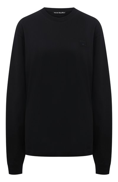Женская хлопковый лонгслив ACNE STUDIOS, арт. CL0087/W