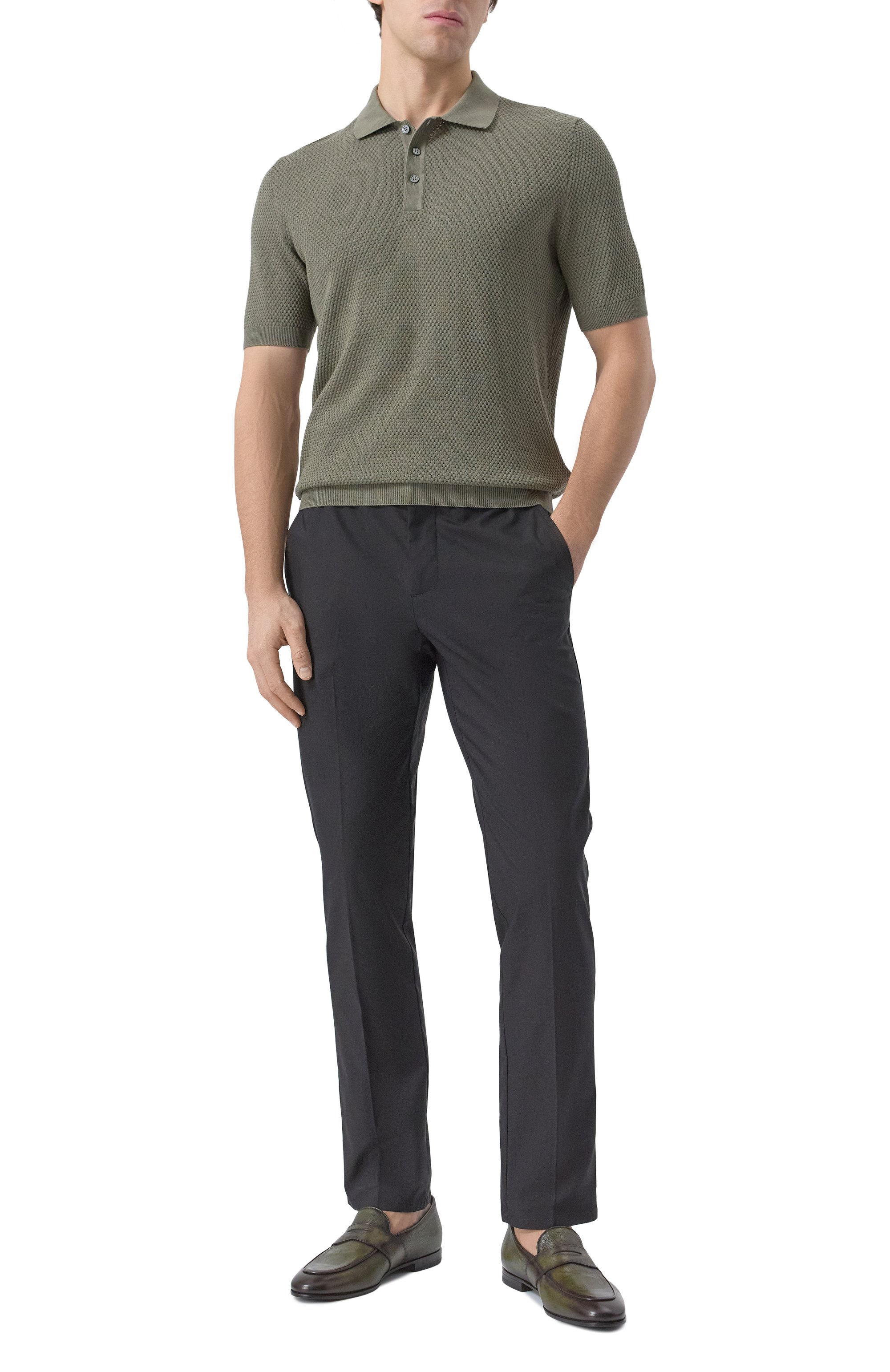 Хлопковые брюки BERWICH, арт. SPIAGGIA20/TECH01, фото 2