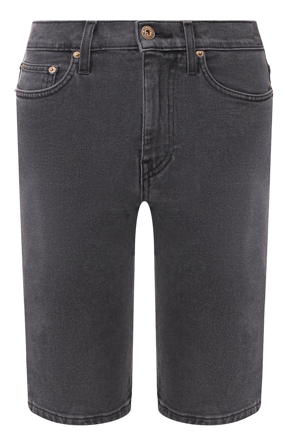 Джинсовые шорты NANUSHKA черного цвета по цене 28850 руб., арт. KIKI_BLACK_STRETCH DENIM, фото 1 Джинсовые шорты NANUSHKA, арт. KIKI_BLACK_STRETCH DENIM, фото 1