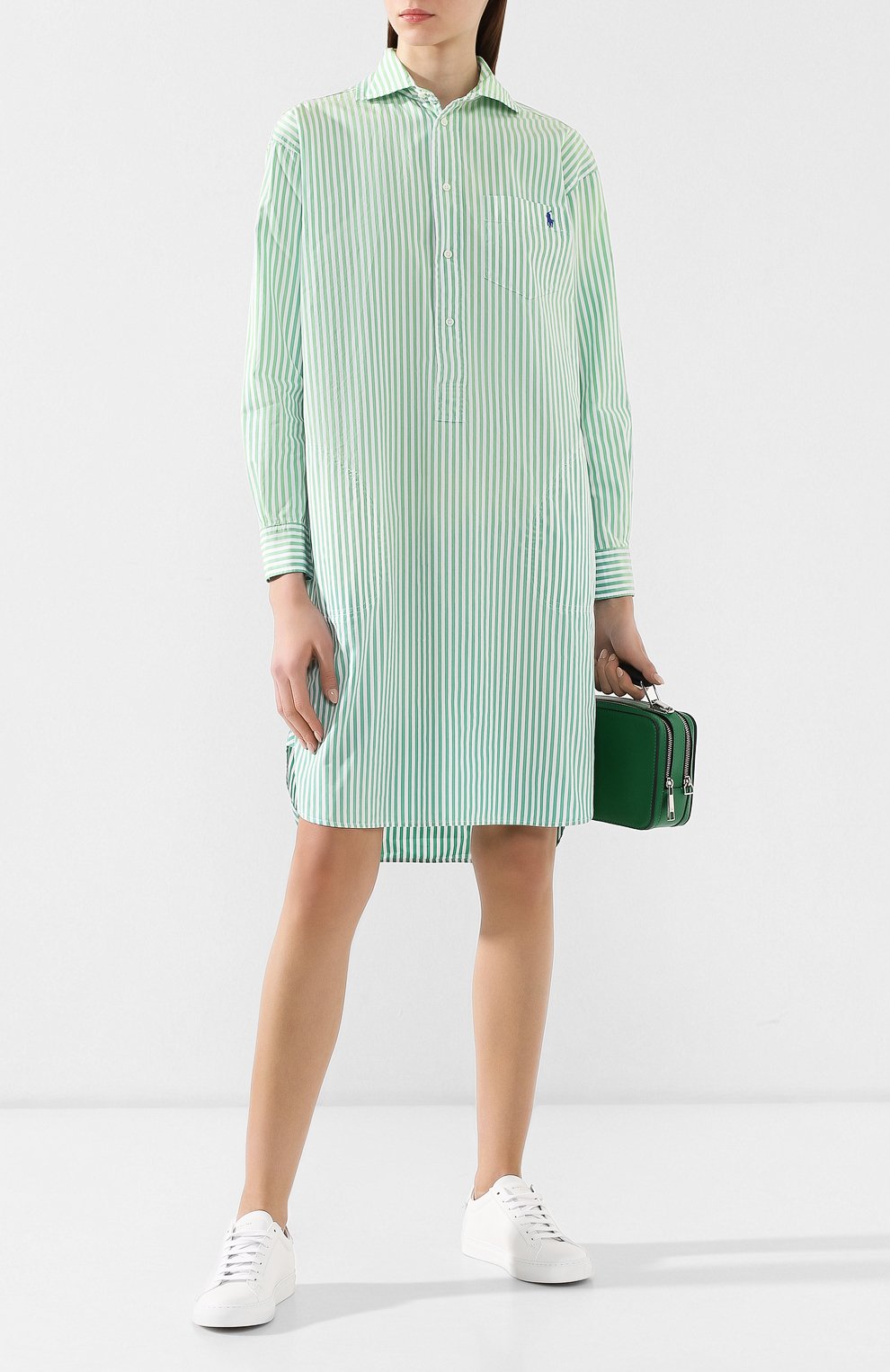 Хлопковое платье POLO RALPH LAUREN, арт. 211744849, фото 2