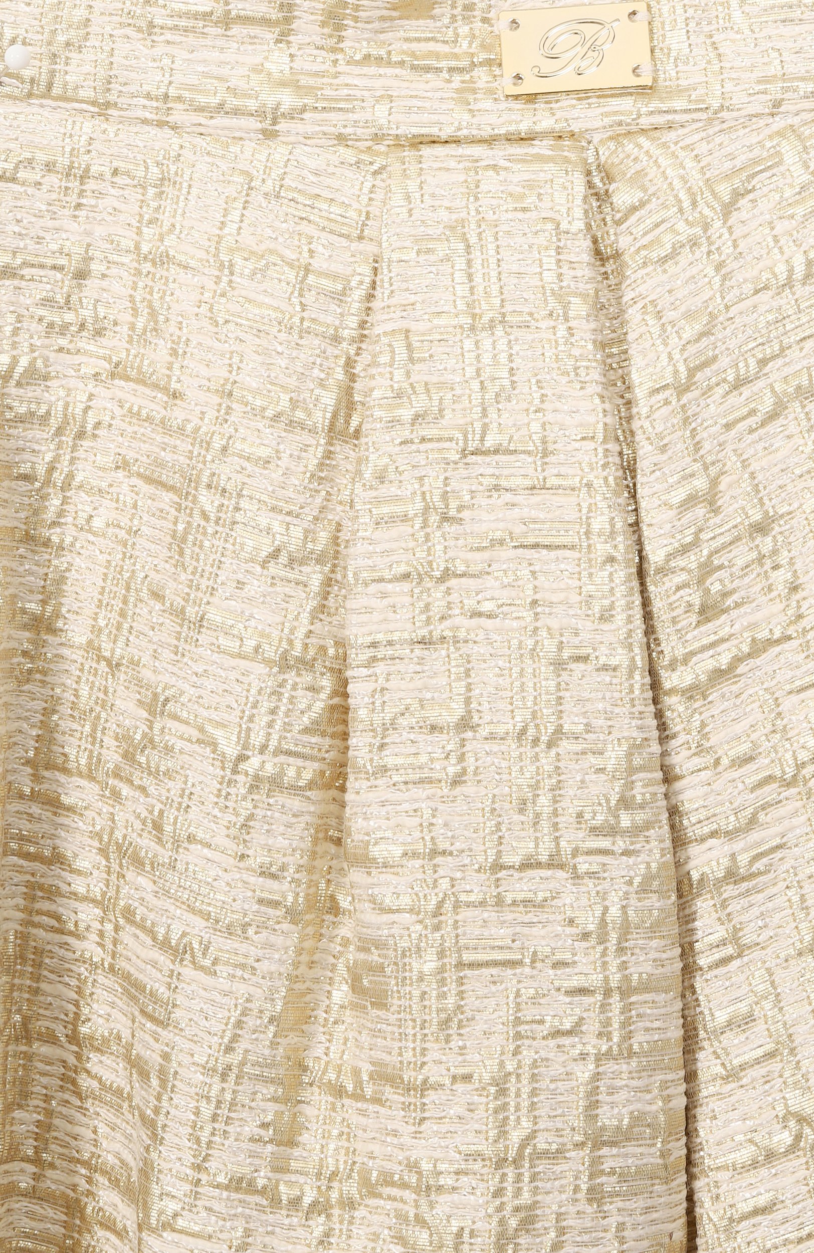 Юбка из шелка и хлопка BLUMARINE, арт. BFG00410/SE010_001, фото 3
