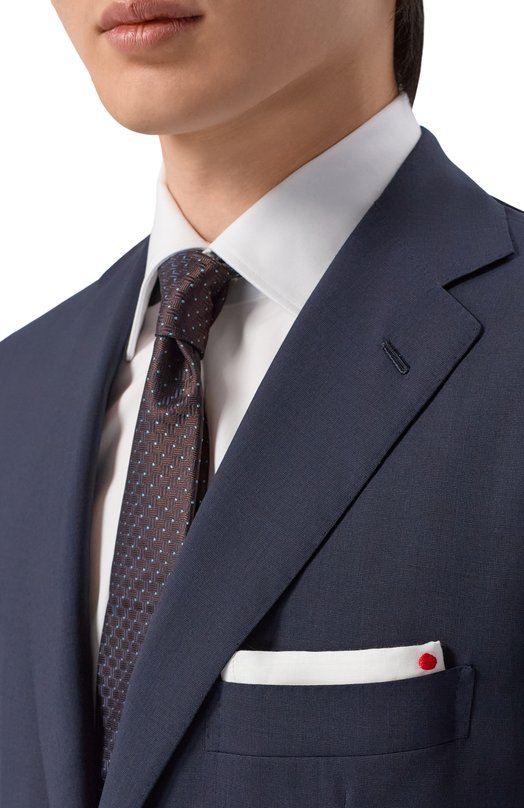 Шерстяной костюм Kiton UA81K01274_001 Синий  UA81K01274_001 Фото 6